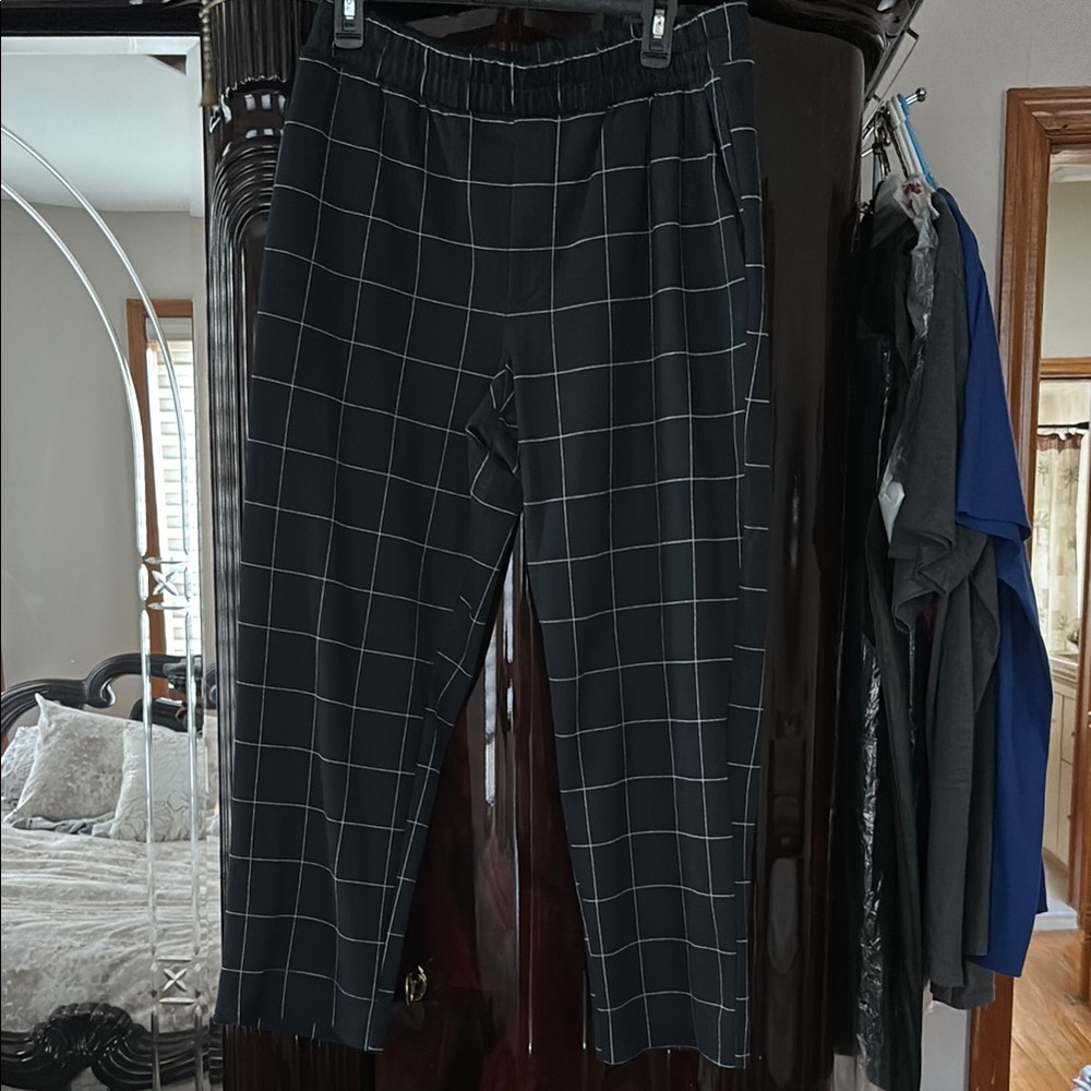 A New Day Navy Blue Tapered Dress Pants